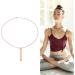 Breathing Exercise Necklace Relieving Stress Mindful Necklace Increasing Lung Volume Skinfriendly Steel for Men Daily Wear (Rose Gold) - Buy Online on SooperMarket.com