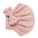 MAGICLULU Coral Fleece Hair Drying Cap Fast Drying Cap Shower Water Absorption Hair Cap Pink Princess Hat Hedging