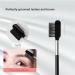 2 in 1 Eyelash Separator & Brow Comb - Stainless Steel Eyebrow Brush & Mascara Grooming Tool for Perfect Eyelash Extensions - Buy Online on SooperMarket.com