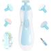 Electric Baby Nail Trimmer with LED Light - Safe & Quiet Nail Clipper for Newborns, Infants, Toddlers, Kids, Women (Blue) - Buy Online on SooperMarket.com