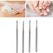 Nail Buffer Tips Nail Drill Bits Set Portable Manicure Tool 4Pcs Wear-Resistant Home Beauty Salon Nail Artist: - Buy Online on SooperMarket.com