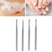 4pcs Tungsten Steel Nail Drill Bit Set - Rhinestone Removal & Nail Polishing Grinding Tools for Manicure - Buy Online on SooperMarket.com