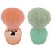 Soft Fluffy Hair Cosmetic Beauty Brush with Strong Powder Grasping Power Accurate Coloring Delicate Looking. Perfect for Loose Powder Blusher. Rose Gold Light Green - Buy Online on SooperMarket.com