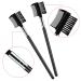 2Pcs Eyelash Brush Comb & Eyebrow Brush Set - Reusable Dual Applicator for Eyelash Extensions | Perfect Makeup Accessory - Buy Online on SooperMarket.com