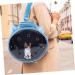 PACKOVE 1pc Pet Bag Transparent Backpack Blue Backpack Puppy Backpack Puppy Carrier Travel Space Cat Cage 35X35X17CM Blue - Buy Online on SooperMarket.com