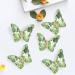 1Bag Butterfly Rhinestones 3D Fashionable Craft Accessories Embellishment For Decoration Green H098 - Buy Online on SooperMarket.com