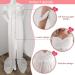 FEOYA Maxi Maternity Dress - White Chiffon Lace Gown for Pregnant Women Photography - Buy Online on SooperMarket.com