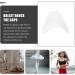 Healifty 6 Pairs Silicone Gel Pointe Shoe Cushion Protectors - Women's Foot Pads for Ballet Dance Shoes - Includes Whitex2pcs - 10.5X9.5X1.5CMx2pcs - Buy Online on SooperMarket.com