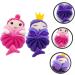 Angoily 8 Pcs Cartoon Bath Balls & Scrubbers - Kids Exfoliating Shower Sponge | Soft Bathing Pouf & Loofah for a Gentle Clean - Buy Online on SooperMarket.com