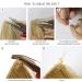 Buy Dark Black Hairpiece Extensions with Invisible Wire | Thickening Wavy Weft Hair Extensions - 40 cm - Buy Online on SooperMarket.com