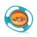 ueslwser 360 Degrees Gyro Bowl Unspillable Snack Toddler Bowl Universal Anti Spill Bowl Magic Bowl for Babies Kids Dark Green