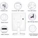 Lighted Trifold Makeup Mirror with 10X Magnification - Touch Control, Dual Power Supply - Portable LED Vanity Mirror for Women - White - Buy Online on SooperMarket.com