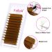 Easy Fan Volume Lashes | Brown Curl Volume Lash Extensions 8-14mm Mixed Tray - Perfect for Stunning Eyelash Extensions - Buy Online on SooperMarket.com