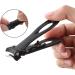 Ronlok 2X Nail Clipper Set Thick Toenail& Fingernail Cutter with Wide Jaw Opening Stainless Steel Nail File for Men&Women Black - Buy Online on SooperMarket.com
