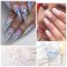 Opal Flakes Nail Sequins - Purple Holographic Glitter - DIY Nail Art Decoration Kit - Buy Online on SooperMarket.com