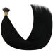 Youngsee Nanoring Extensions | Real Hair Black 55cm | Nano Beads Hair Extensions 1g/s | 50g Nano Ring Hair Recovery - Buy Online on SooperMarket.com