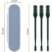 3 Pack Nose Hair Trimmer 2 in 1 Professional Double Headed Clipper - Dark Green Nose Hair Remover for Men & Women - International Shipping Available - Buy Online on SooperMarket.com