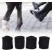 Horse Wraps 4 PCS Soft Adhesive Horse Leg Wraps Breathable Bandage with Sticky Tape for Livestock Cow Horse Black or Red - Buy Online on SooperMarket.com