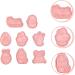 PRETYZOOM Mini Silicone Molds 8 pcs Cookie for Easter Cartoon Moulds Creative Design Cake Themed Dessert Pp DIY Baking Shape - Buy Online on SooperMarket.com