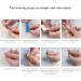 Long Press on Nails Long False Nail French Tip Fake Nails with 3D Butterfly Rhinestones Designs Glossy Full Cover Acrylic Nails for Women False Nails & Accessories - Buy Online on SooperMarket.com
