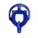 Bridle holder for horses riding stable saddle chamber |With additional hooks |To hang out bridles Halfter Kandare |Metal in red & black |(Blue)