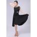 ZX Fringed Lace Back Ballroom Dance Dress with Shorts - Black Large (5 Colors) - Buy Online on SooperMarket.com