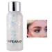 Body Glitter Gel Face Glitter for Body Face Eye Hair Glitter Makeup Liquid Long Lasting Sparkling Mermaid Scales for Festival Art Party Halloween for Woman Kids(White)