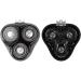 Shaver Head Shaver Accessories Removable Ultra Thin Three Rings Net Durable Electric Shaver Head for Men Gift - Buy Online on SooperMarket.com