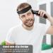 Hair Trimming Guide Men Black Hair Cut Guides Fade Cutting Tool with 2 Hair Bands Adjustable Neckline Shaving Template for Home Use Barber Shops Hair Salons Makeup Rooms - Buy Online on SooperMarket.com