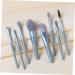 Gogogmee 8pcs Powder Brush Eyeshadow Makeup Brushes Makeup Brush for Woman Cosmetic Face Brushes Wooden Blue - Buy Online on SooperMarket.com