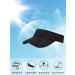 Zando Sun Visor Hat for Women Men - Adjustable Sport Outdoor Visor with UV Protection - Black - Buy Online on SooperMarket.com