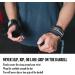 Leather Weightlifting Wrist Straps with Grip Assistance - Black | Deadlift Straps for Workout Gym - Men and Women - Buy Online on SooperMarket.com
