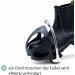 Stirring Iron Insert with Slip Protection | 1 Pair (2 Pieces) - Black Safety Stirrup Caps for Adults | International Shipping Available - Buy Online on SooperMarket.com