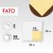 FATO Disposable Napkins - 50 Pack 33x33cm Champagne Color 2-Layer 100% Pure Cellulose for Lunch & Buffets - Eco-Friendly FSC Certified - Buy Online on SooperMarket.com
