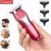 Mini Portable Electric Hair Trimmer - Small Hair Clipper for Bald Heads & Easy Haircuts - Fashion Red - Buy Online on SooperMarket.com