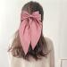 8 Pack Oversized Satin Ribbon Hair Bows for Women - White, Pink, Red, Blue, Black - Hair Accessories - Buy Online on SooperMarket.com