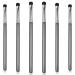 6 Pieces Eyeshadow Brush Short Shader Small Brush Smudge Makeup Brush Flat Blending Smudger Precision Crease Brush for Creasing Eye Makeup Look Eyes Eyeliner, Corner Highlighter, Eyebrow Concealer
