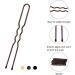 Shakeel 30pcs Invisible Hair Nets for Buns + 20pcs U Shape Hair Pins | Mesh Ballet Bun Nets in Brown for Women and Girls - Buy Online on SooperMarket.com