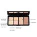 6-In-1 Color Correcting Concealer Contour Palette for Dark Circles & Blemishes with 2 Brushes - Buy Online on SooperMarket.com