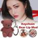 3Pcs Keychain Bear Lipsticks - Cute 2 in 1 Matte Velvet Lipgloss Set for Long-Lasting Moisturizing Lip Color - Waterproof Beauty Makeup with Keychain - (01+02+06) - Buy Online on SooperMarket.com