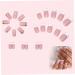 1 Set Press on Nails French Square Fake Nails Full Cover Short Press on Nails Reusable Short Nails Press on Cute Press on Nails Set for Women Home - Buy Online on SooperMarket.com