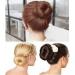 3-Piece Dutt Pillow Hair Knot Rollers - Magical Foam Hair Donut Accessories for Women | DIY Ponytail Holders in Multicolors - Buy Online on SooperMarket.com