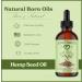 Natural Born Oils Hemp Seed Oil 4oz - Organic Cold-Pressed High in Vitamins & Minerals for Skin and Hair Revitalization - Buy Online on SooperMarket.com