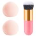 3Pcs Marshmallow Sponge Makeup Set Ultra Soft Makeup Sponge Pink Beauty Blenders Latex Free Concealer Blender Makeup Foundation Sponge Makeup Egg with Brush for Liquid Foundation Powder Cream