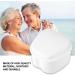 Light Blue Scooter Cover & Denture Storage Box with Filter | Durable Dental Device Protection - Buy Online on SooperMarket.com