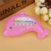 Cute Dolphin Bath Thermometer for Baby - Water Safety Measurement & Indoor Temperature (Rose Red Dolphin - Buy Online on SooperMarket.com