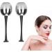 Facial Ice Glove - Ergonomic Stainless Steel Massager for Reducing Swelling | Black Handle - Buy Online on SooperMarket.com