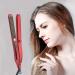 Pro Hair Crimper Small Wave Curling Iron Ceramic Mini Hair Crimper Curler Corrugated Irons for Women Girls Crimping Iron for Short Long Hair Styling Iron (Red)