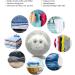 Wool Drying Ball 3 inches XL 100% New Zealand Wool Organic Reusable Natural Fabric Softener Low Allergy Infant Safety - Buy Online on SooperMarket.com