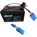 Beiter DC Power Kid Trax 12 Volt Replacement Battery Includes Both Connectors for Older Models High Performance Rechargeable